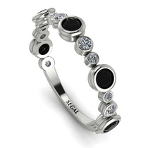 Bezel Black Diamond Eternity Band - Valeria No. 9 image 1