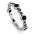 Bezel Black Diamond Eternity Band - Valeria No. 69 image 1