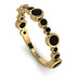 Bezel Black Diamond Eternity Band - Valeria No. 37 image 1