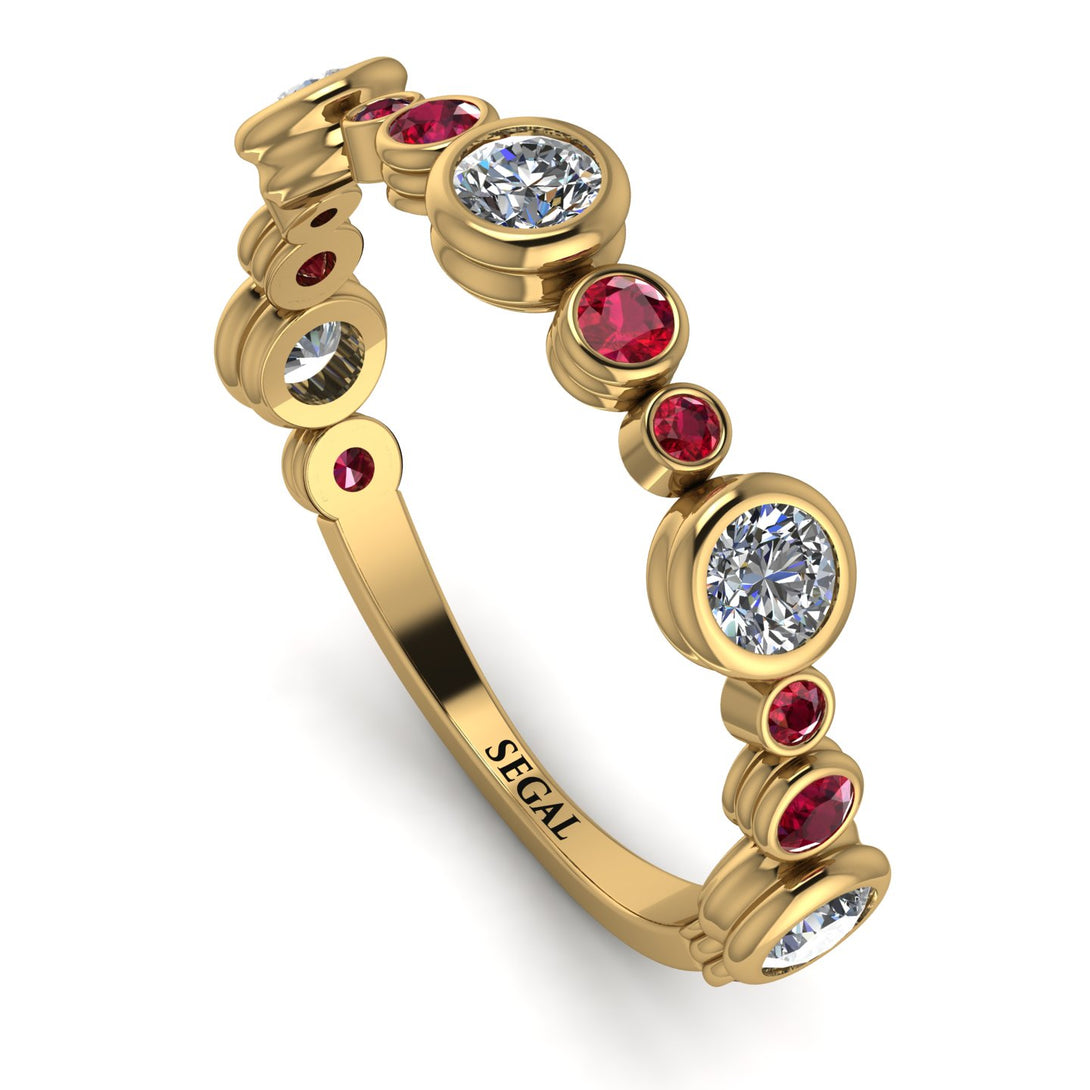 Bezel Diamond Eternity Band - Valeria No. 46