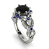 Nature Inspired Black Diamond Ring - Sandra No. 69 image 1