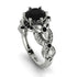 Nature Inspired Black Diamond Ring - Sandra No. 39 image 1