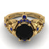 Nature Inspired Black Diamond Ring - Sandra No. 67 image 2