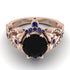 Nature Inspired Black Diamond Ring - Sandra No. 68
