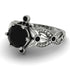 Nature Inspired Black Diamond Ring - Sandra No. 39 image 3
