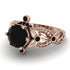 Nature Inspired Black Diamond Ring - Sandra No. 38 image 3
