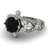 Nature Inspired Black Diamond Ring - Sandra No. 9 image 3