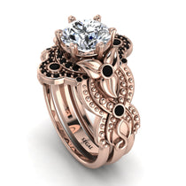 Nature Inspired Diamond Bridal Set - Sandra No. 32 image 1