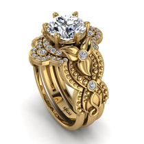 Nature Inspired Diamond Bridal Set - Sandra No. 1 image 1