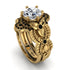 Nature Inspired Diamond Bridal Set - Sandra No. 31 image 1