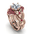 Nature Inspired Diamond Bridal Set - Sandra No. 47 image 1