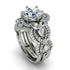 Nature Inspired Diamond Bridal Set - Sandra No. 3