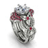 Nature Inspired Diamond Bridal Set - Sandra No. 48 image 1