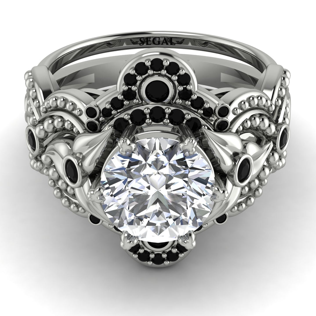 Nature Inspired Diamond Bridal Set - Sandra No. 33