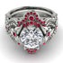 Nature Inspired Diamond Bridal Set - Sandra No. 48 image 2