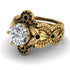 Nature Inspired Diamond Bridal Set - Sandra No. 31 image 3