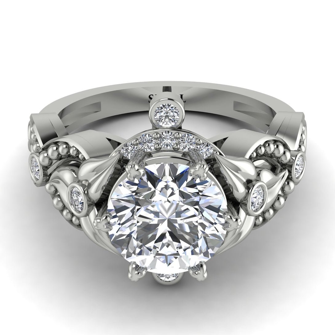 Nature Inspired Diamond Ring - Sandra No. 3
