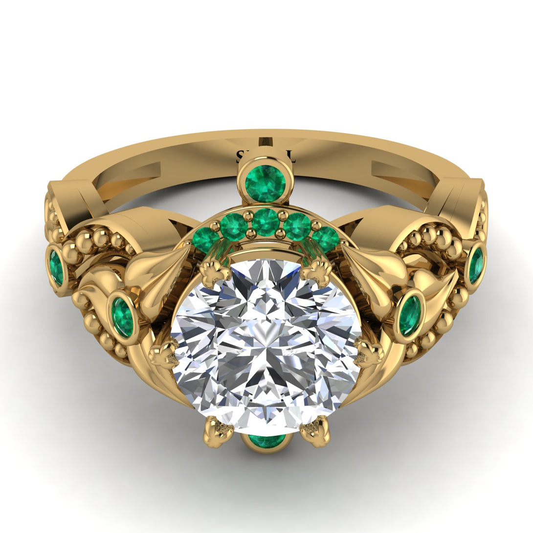 Nature Inspired Diamond Ring - Sandra No. 16