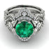 Nature Inspired Emerald Bridal Set - Sandra No. 6 image 2