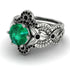 Nature Inspired Emerald Bridal Set - Sandra No. 36 image 3