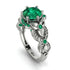 Nature Inspired Emerald Ring - Sandra No. 21
