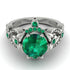 Nature Inspired Emerald Ring - Sandra No. 21
