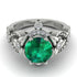 Nature Inspired Emerald Ring - Sandra No. 6