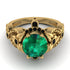 Nature Inspired Emerald Ring - Sandra No. 34