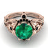 Nature Inspired Emerald Ring - Sandra No. 35