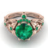 Nature Inspired Emerald Ring - Sandra No. 20