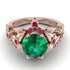 Nature Inspired Emerald Ring - Sandra No. 50
