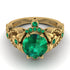 Nature Inspired Emerald Ring - Sandra No. 19