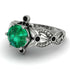 Nature Inspired Emerald Ring - Sandra No. 36