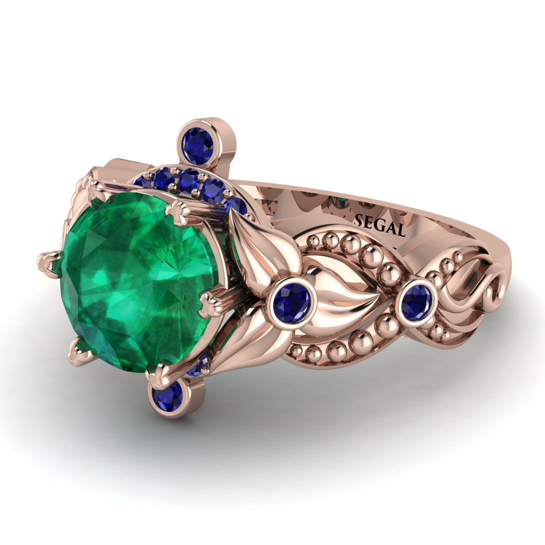 Nature Inspired Emerald Ring - Sandra No. 65