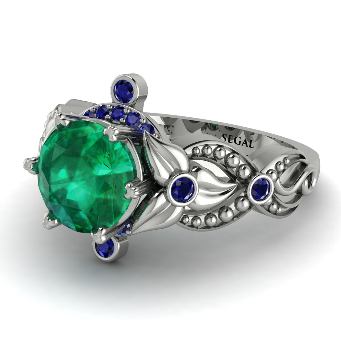 Nature Inspired Emerald Ring - Sandra No. 66