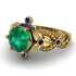 Nature Inspired Emerald Ring - Sandra No. 64
