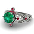 Nature Inspired Emerald Ring - Sandra No. 51