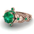 Nature Inspired Emerald Ring - Sandra No. 20