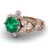 Nature Inspired Emerald Ring - Sandra No. 5