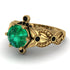 Nature Inspired Emerald Ring - Sandra No. 34