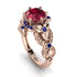 Nature Inspired Ruby Ring - Sandra No. 71