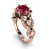 Nature Inspired Ruby Ring - Sandra No. 41