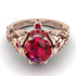 Nature Inspired Ruby Ring - Sandra No. 56