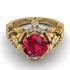 Nature Inspired Ruby Ring - Sandra No. 10