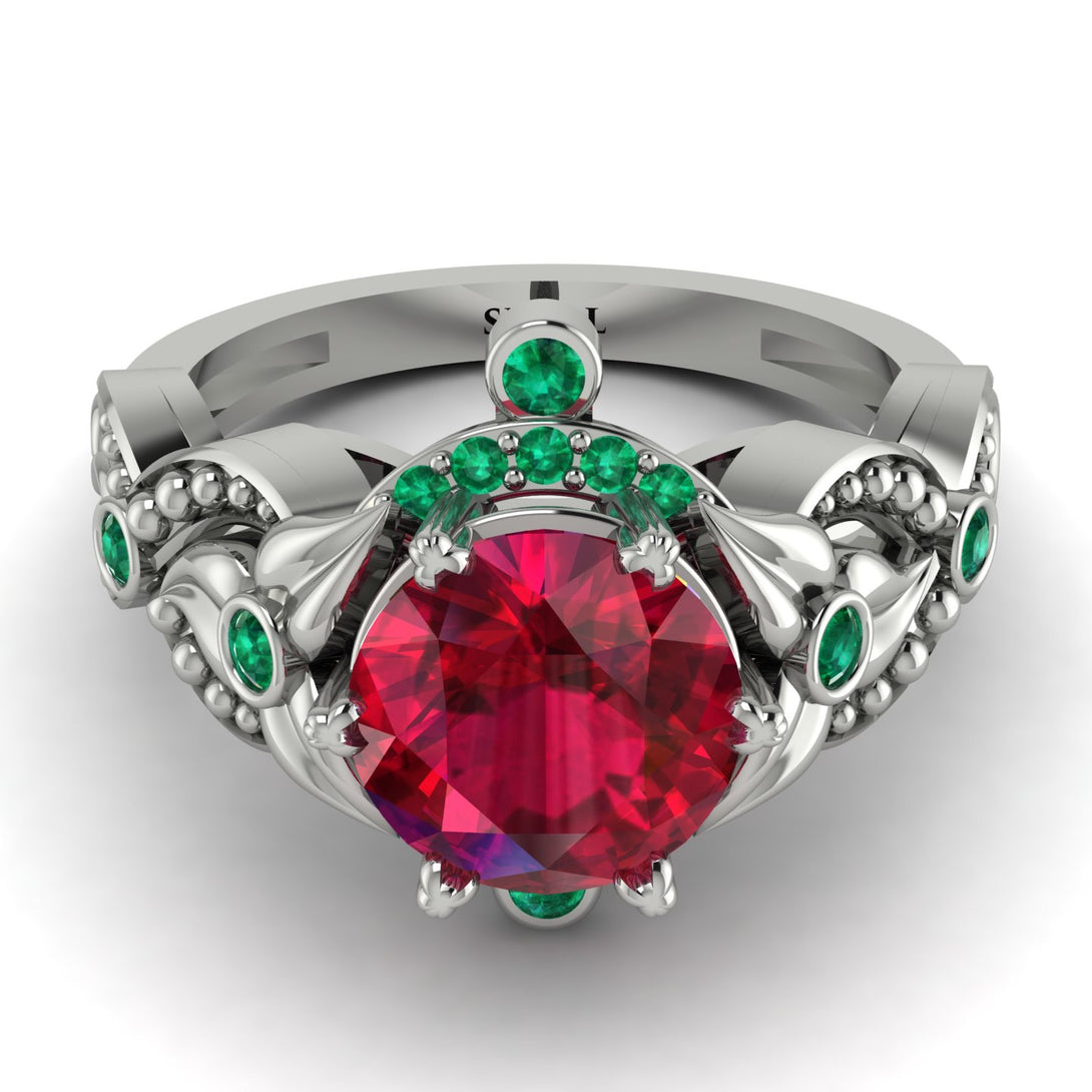 Nature Inspired Ruby Ring - Sandra No. 27