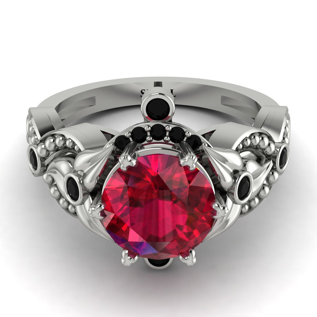 Nature Inspired Ruby Ring - Sandra No. 42