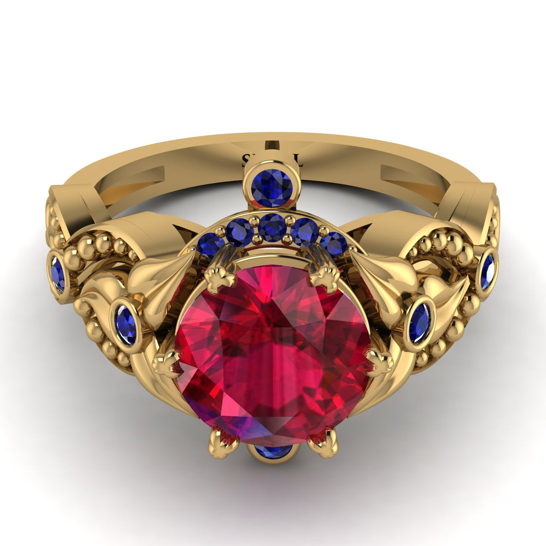 Nature Inspired Ruby Ring - Sandra No. 70