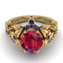 Nature Inspired Ruby Ring - Sandra No. 70
