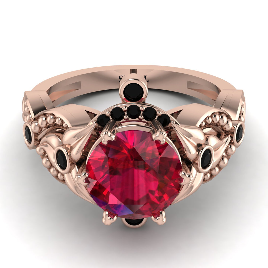 Nature Inspired Ruby Ring - Sandra No. 41