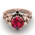 Nature Inspired Ruby Ring - Sandra No. 41